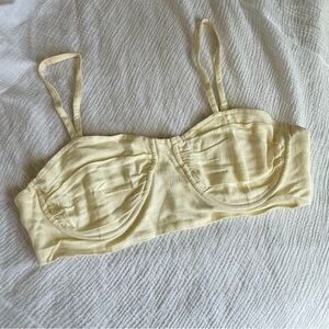 PrettyLittleThing Soft Yellow Top